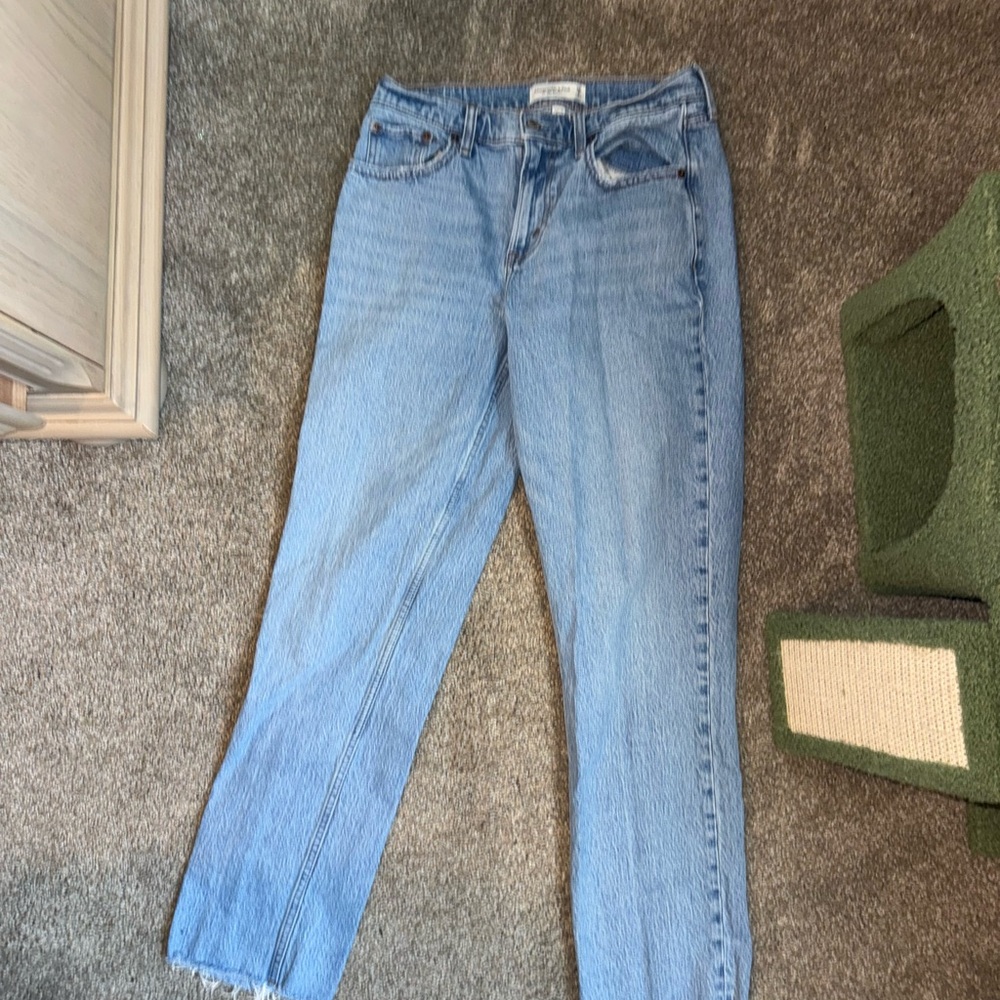 Abercrombie & Fitch Light Blue Straight Leg Jeans